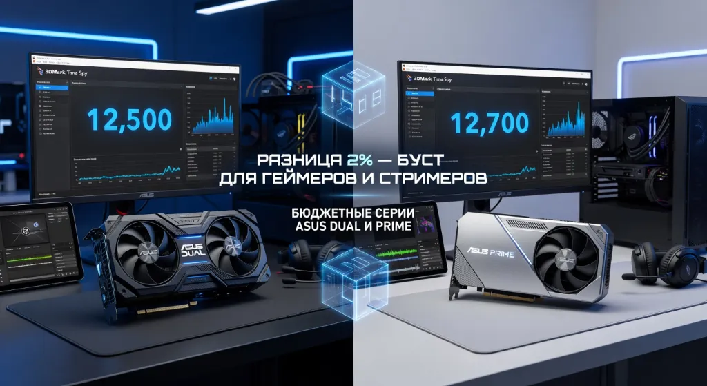 Asus Dual vs Prime: бюджетные серии Asus — какая лучше — разбор для геймеров, стримеров и владельцев ПК